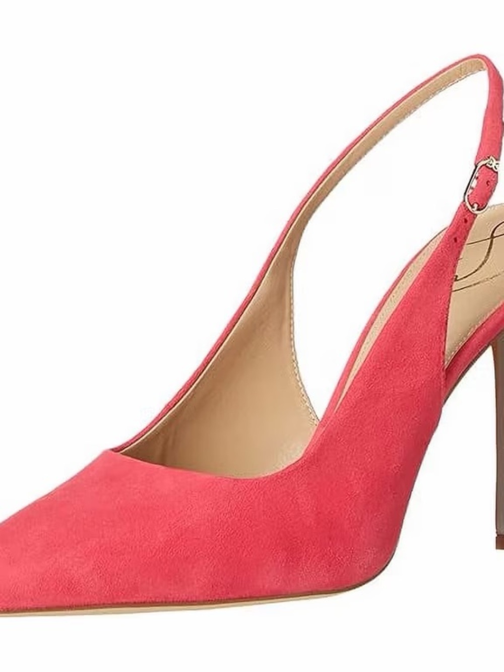 Sam Edelman Coral Suede Slingback Pointed Heel